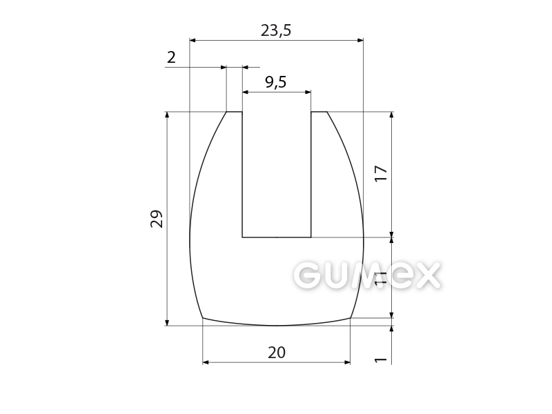 SILIKONPROFILE U-FORM